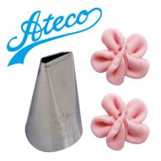 画像1: 〒 Ateco 口金（ステンレス）ローズ No.102 (1)