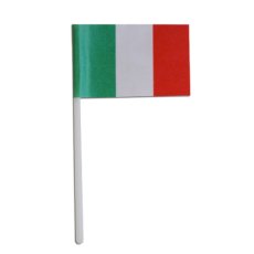 画像3: 〒 ケーキピック／イタリア国旗（6本入）プラ製 (3)