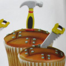 画像2: 〒 ケーキピック／大工道具（6本入） (2)