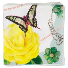 画像1: 紙ナプキン（21cm）ローズイエロー／40枚入 (1)