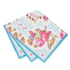 画像2: ＜春SALE＞紙ナプキン（21cm）トゥルリーフラワー／40枚入 (2)