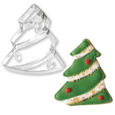 画像1: 〒 クッキー型（BIRKMANN）ライン付きクリスマスツリー【ステンレス】 (1)