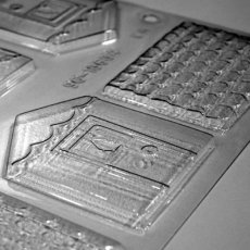 画像3: 〒 CK チョコレート型（立体3D組み立て）お菓子の家 (3)