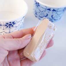 画像3: アイスクリームカップ／ポーセリンブルー (3)