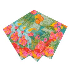 画像1: 〒 紙ナプキン（33cm）トロピカルフィエスタ／ 20枚入 (1)