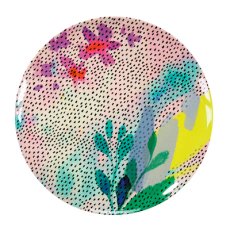 画像2: 〒プラスチック皿／ネオンフローラル (2)