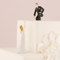 画像1: ウエディングケーキトッパー／手を差し伸べるカップル (1)