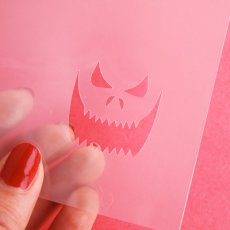 画像5: 〒 CC ステンシル／ハロウィン・カボチャ顔（4種） (5)