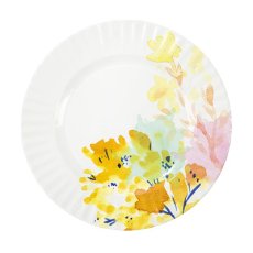 画像1: 大きい紙皿（27cm／大皿サイズ）ネオンフローラル／8枚入 (1)