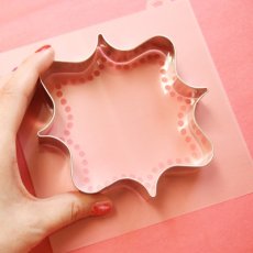 画像1: 〒 CC ステンシル＋クッキー型セット（正方形） (1)
