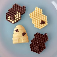 画像1: 〒 CK チョコレート型／ミツバチ・ハチの巣・ヒマワリ (1)