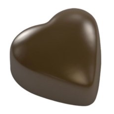 画像2: ポリカーボネート製 チョコレート型／ハート 3列（13g） (2)