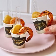 画像1: 小さなショットサイズの「ミニ★紙コップ」グリッター（24個入） (1)