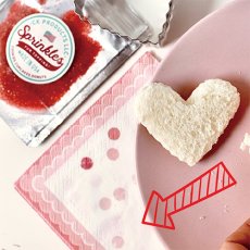 画像1: 〒 紙ナプキン（25cm）ピンクドット／20枚入 (1)