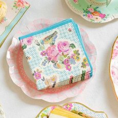 画像1: ＜春SALE＞紙ナプキン（21cm）トゥルリーフラワー／40枚入 (1)