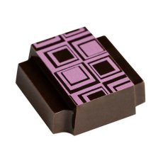 画像3: ポリカーボネート製 チョコレート型（マグネット）モダンスクエア (3)