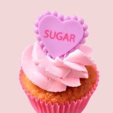 画像1: ケーキリング／スイートハーツ sweet hearts パープル １個 (1)