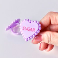 画像3: ケーキリング／スイートハーツ sweet hearts パープル １個 (3)