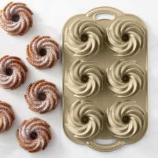 画像1: Williams sonoma / Noldic ware（ノルディックウエアー）ミニ バンディット ケーキ型 (1)
