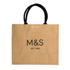画像2: M&S マークスアンドスペンサー／ジュートバック＋紙袋 (2)
