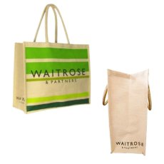 画像2: Waitrose（ウエイトローズ）ジュートバッグ／トートバッグ (2)