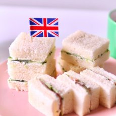 画像1: 〒 ケーキピック／イギリス国旗（6本入）木製 (1)