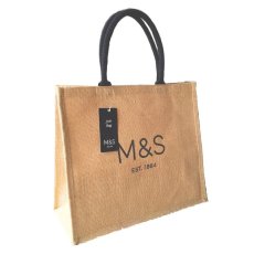 画像3: M&S マークスアンドスペンサー／ジュートバック＋紙袋 (3)