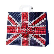 画像4: M&S マークスアンドスペンサー／ジュートバック＋紙袋 (4)