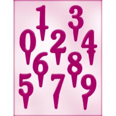 画像2: 〒 CK チョコレート型ピック／数字 (2)