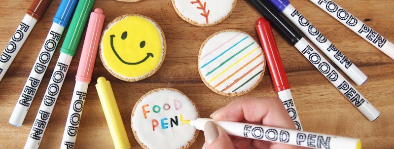 直接食品に書く事ができる フードペン Food Pen